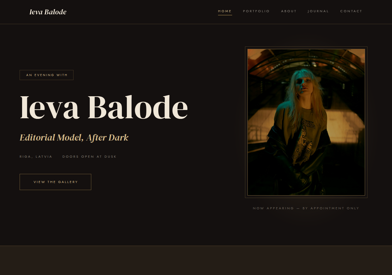 Preview of the Nocturne template